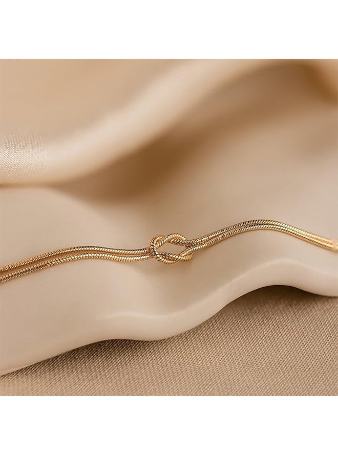 2-Piece Thin Bracelets for Women, Matching Bracelets for Couples, Gold Forever Infinity Bracelets, Adjustable Friendship Bracelet Jewelry Gifts (Sliver+Gold) - Image 5