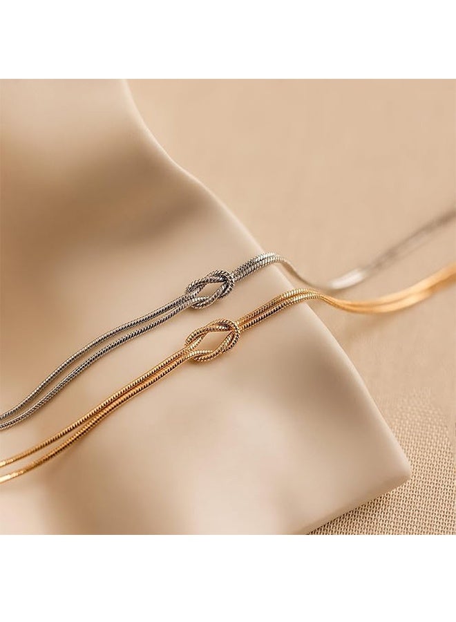 2-Piece Thin Bracelets for Women, Matching Bracelets for Couples, Gold Forever Infinity Bracelets, Adjustable Friendship Bracelet Jewelry Gifts (Sliver+Gold) - Image 2