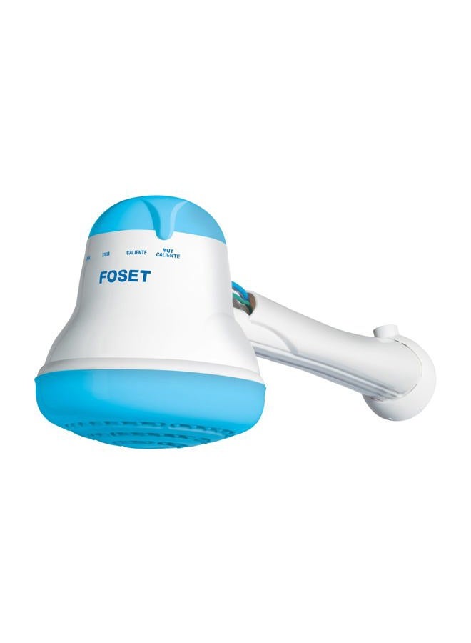 Foset electrical shower, 4 temperatures, blue - Image 1
