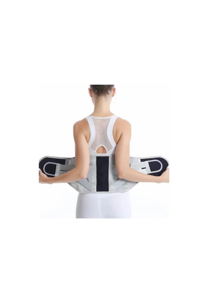 Lower Back Brace Lumbar Support Belt With 5 Steel Plate Supports Breathable Waist Support for Herniated Disc Sciatica Scoliosis(XL Size) - Image 4