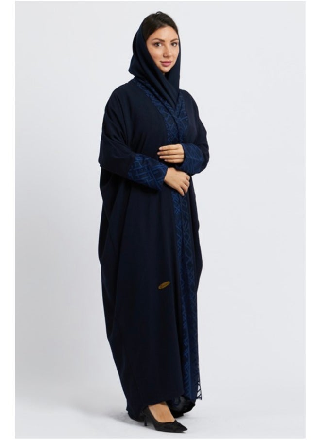 Evva Evva Luxury Saudi Abaya for Women – Elegant Open Front Modest Wear in Premium Fabric – Ideal for Ramadan, Eid, and Everyday Elegance  - Image 1