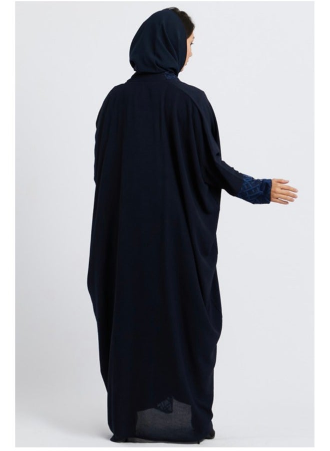 Evva Evva Luxury Saudi Abaya for Women – Elegant Open Front Modest Wear in Premium Fabric – Ideal for Ramadan, Eid, and Everyday Elegance  - Image 3