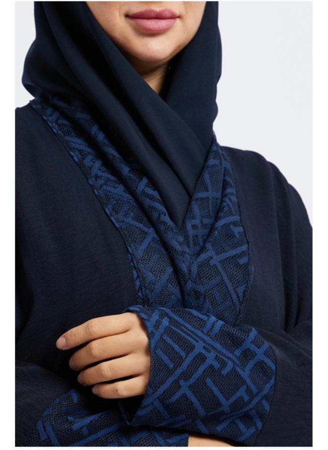 Evva Evva Luxury Saudi Abaya for Women – Elegant Open Front Modest Wear in Premium Fabric – Ideal for Ramadan, Eid, and Everyday Elegance  - Image 4