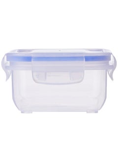 Aristo Aristo Lock & Fresh 101 Plastic Storage Container For Storing Snacks, multipurpose use - 400 ML, Transparent Clear (15 x 10.5 x 5.7cm)  - Image 2