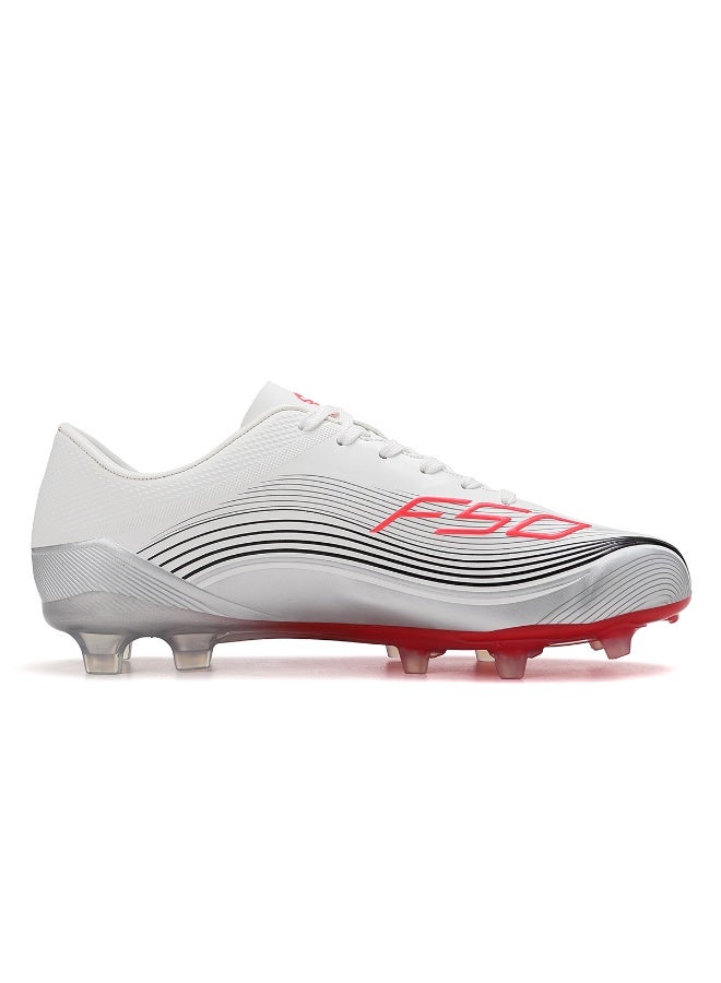 سكاي فيو حذاء كرة قدم Skyview للرجال والنساء، حذاء تدريب كرة قدم احترافي، متين، مناسب للأماكن الخارجية، مناسب للأرضيات الصلبة، خفيف الوزن، مريح، حذاء للبالغين بنعل FG - Image 2