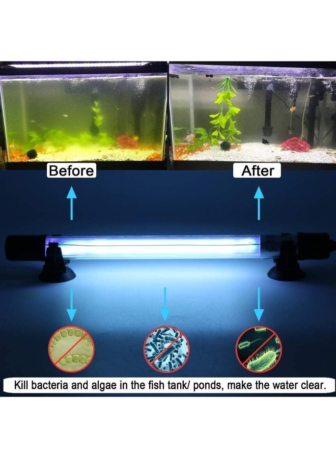ZHIYANG B&K UV Submersible Algae Bloom Clean Sterilization Light for Aquarium Water Green Algae Clear Waterproof Lamp for Pond Fish Tank Sump Swim Pool - Image 3