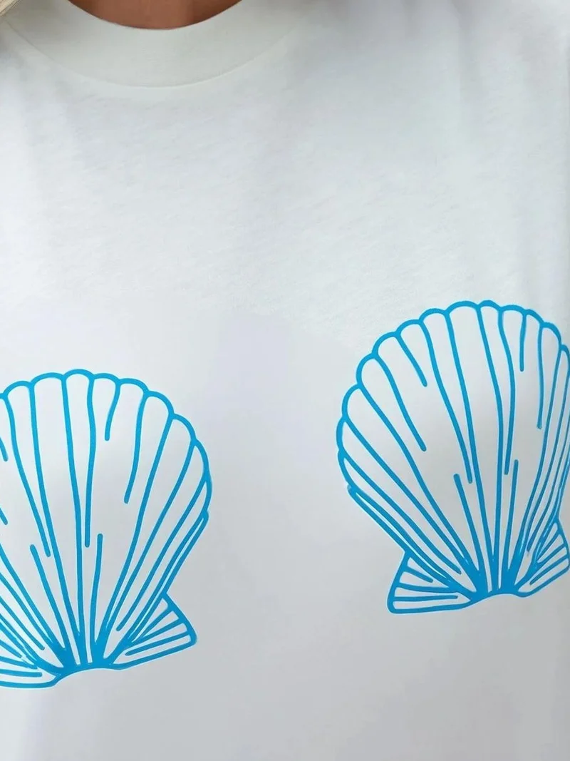 HICCUP Printed Regular Fit Crew Neck 100% Cotton T-shirt