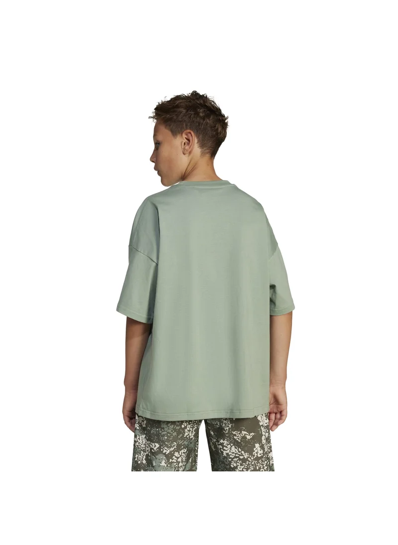 اديداس adidas LOOSE TEE Green Originals Kids T-SHIRTS