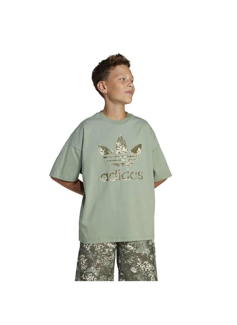 اديداس adidas LOOSE TEE Green Originals Kids T-SHIRTS