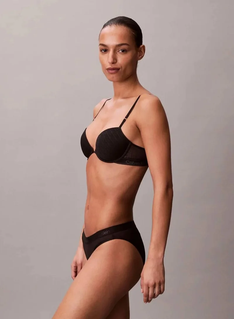 Calvin Klein Black Bikini Briefs - Icon Logo Lace for Women | Best Price UAE
