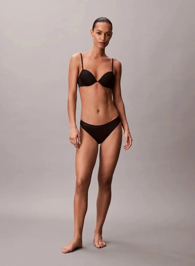 Calvin Klein Black Bikini Briefs - Icon Logo Lace for Women | Best Price UAE