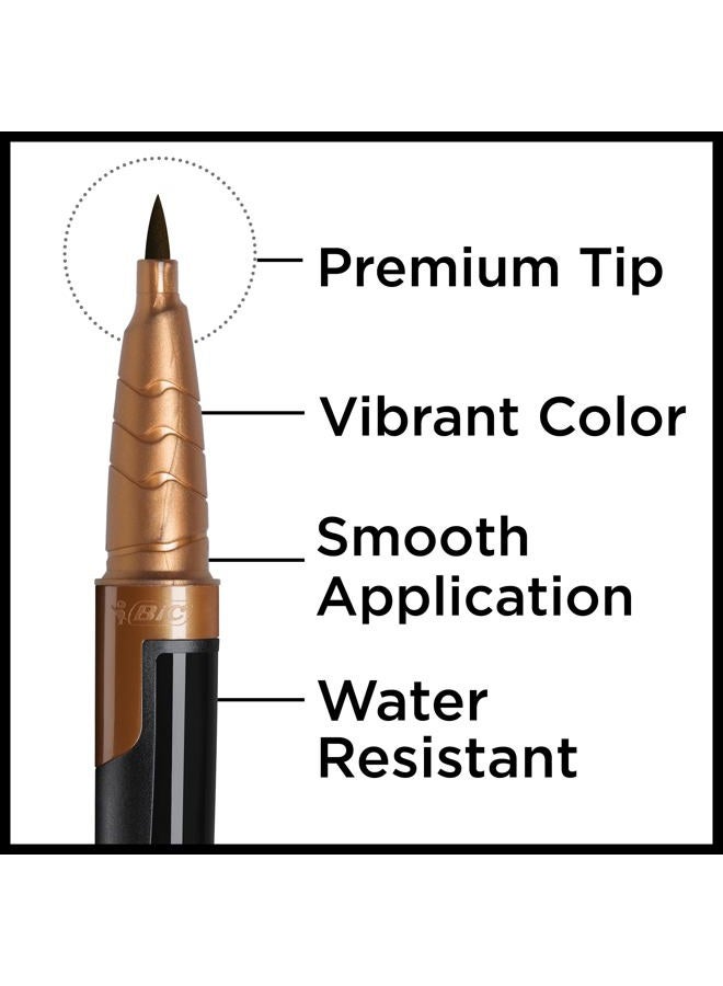 BodyMark Freckle Pen, Soft Brush Tip, 1 Count Pen in Dark Brown Freckle, Cosmetic Quality Freckle Pen for Skin - Image 4