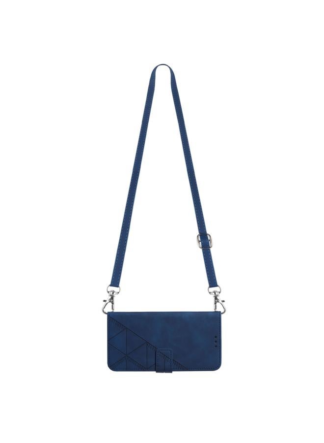 زبون جراب هاتف Huawei Mate 60 Pro Crossbody من الجلد المنقوش ثلاثي الأبعاد - Image 2