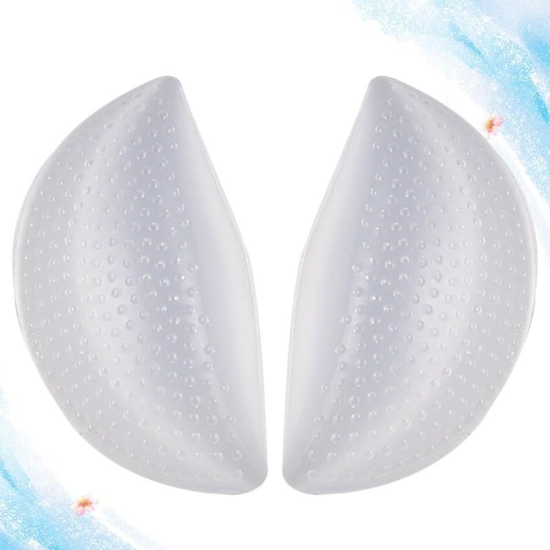 2 Pairs Black Shoe Heel Inserts Arch Compression Gel Orthopedic Foot Brace Pain Relief - Image 3
