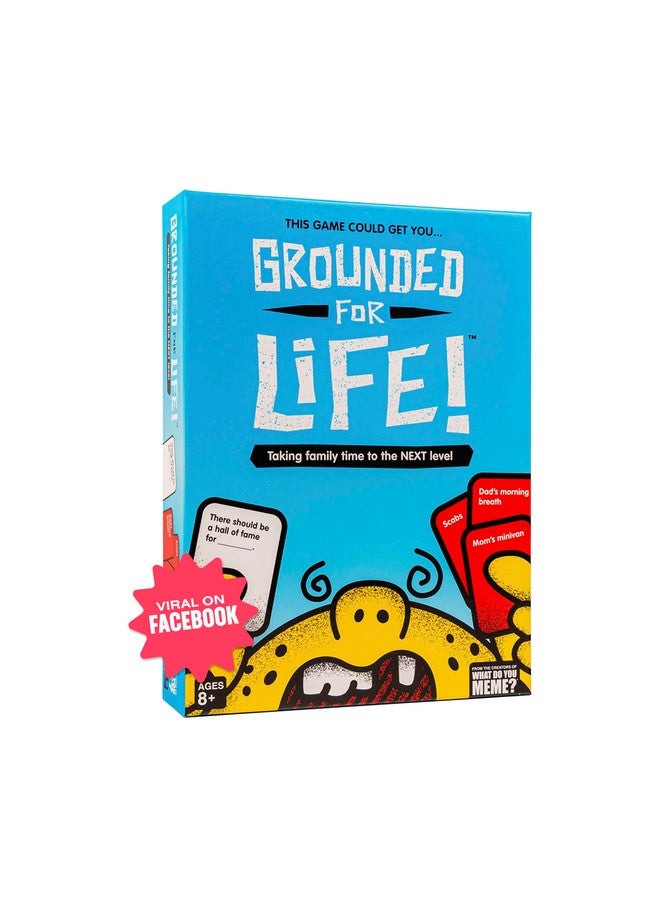 WHAT DO YOU MEME? Grounded for Life - The Ultimate Family Night Game - Family Card Games for Kids and Adults Family - Image 1