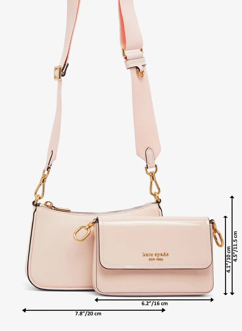 Kate Spade  Logo Detail Flap Over Crossbody for Women | Best Price UAE