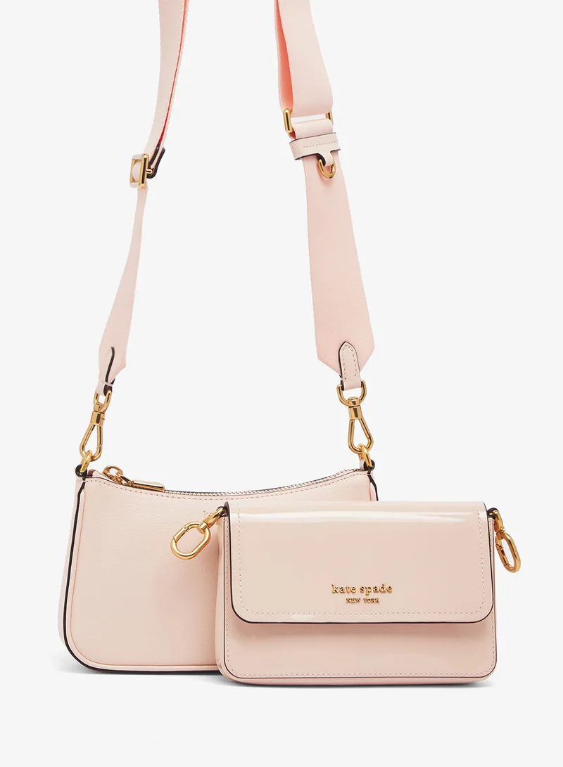 Logo Detail Flap Over Crossbody