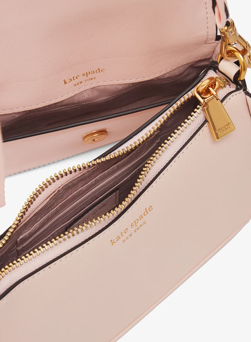 Kate Spade  Logo Detail Flap Over Crossbody for Women | Best Price UAE