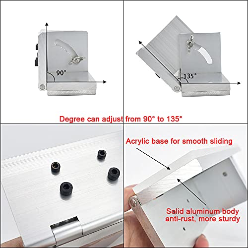 SCOTTCHEN Belt Grinder Knife Sharpener Jig Knives Sharpening Locator Tool Aluminum for Belt Sander Machine - Image 3