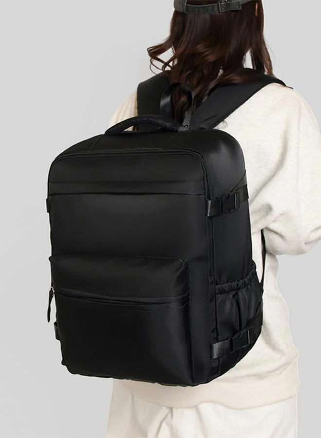 Take Two Black Backpack with Shoe Compartment
