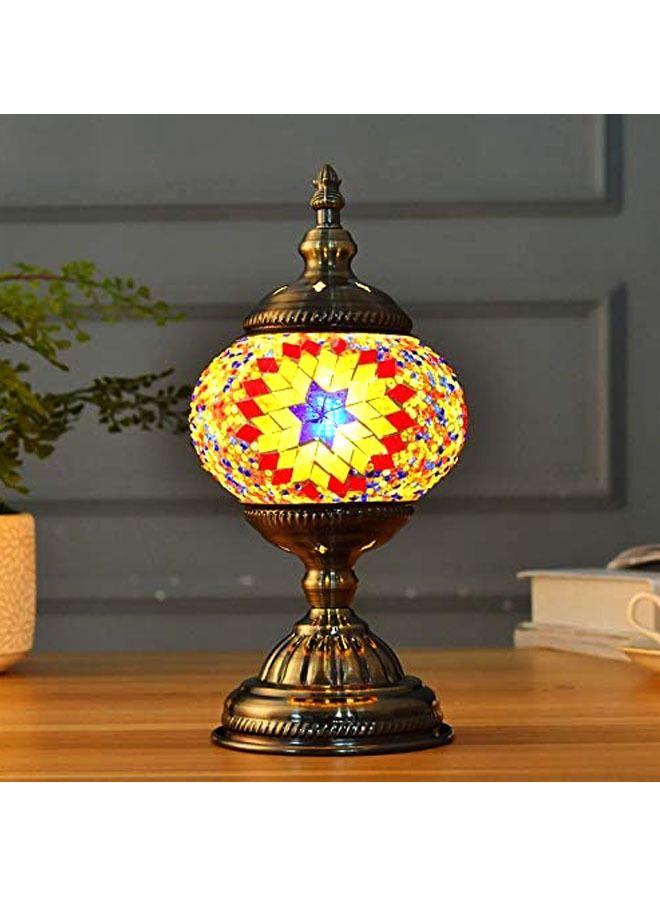 Antique Museum TURKISH HANDMADE TABLE LAMP GLASS CUT WORK-S-AFT150-BM5246 - Image 2