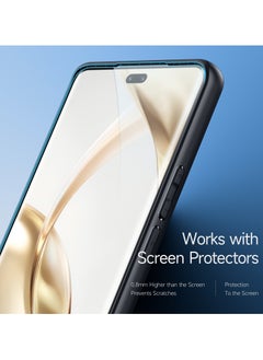 DUX DUCIS DUX DUCIS Aimo Case Anti-Yellowing Clear [Hard PC Back & Soft TPU Bumper] Shockproof Protective Phone Case Cover compatible with Honor 200 Pro (Black)  - Image 3