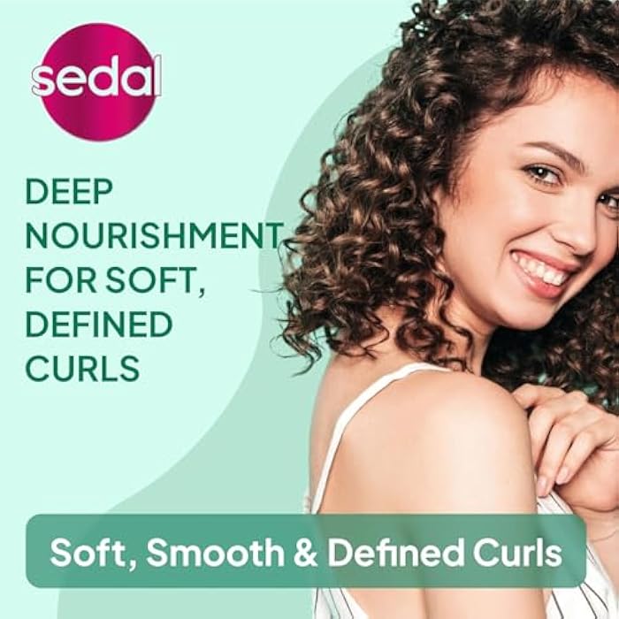 Sedal Conditioner for Curly Hair with Oil, Vitamin & Protein Complex & Nutri-Fix Technology for Hydrated, Defined Curls, 350 mL, Pack of 3 - Image 4
