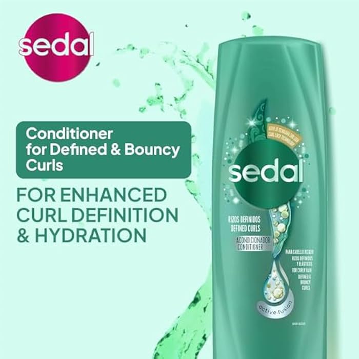 Sedal Conditioner for Curly Hair with Oil, Vitamin & Protein Complex & Nutri-Fix Technology for Hydrated, Defined Curls, 350 mL, Pack of 3 - Image 2