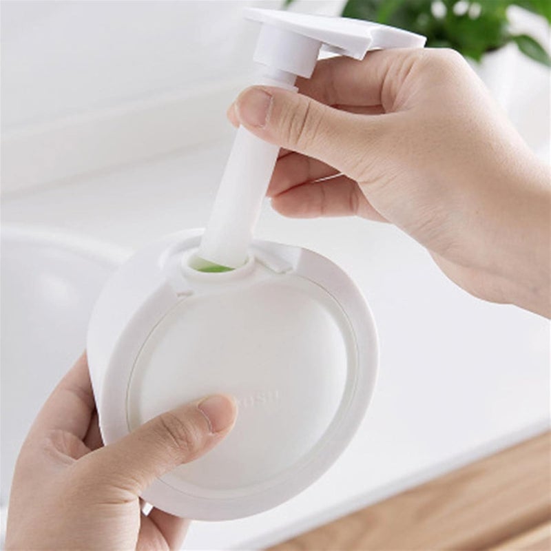 cheekyglo Lotion Storage Holder Bottle Round Sing Bottle Shampoo Sanitizer Dispenser for Kitchen Bathroom - Image 3