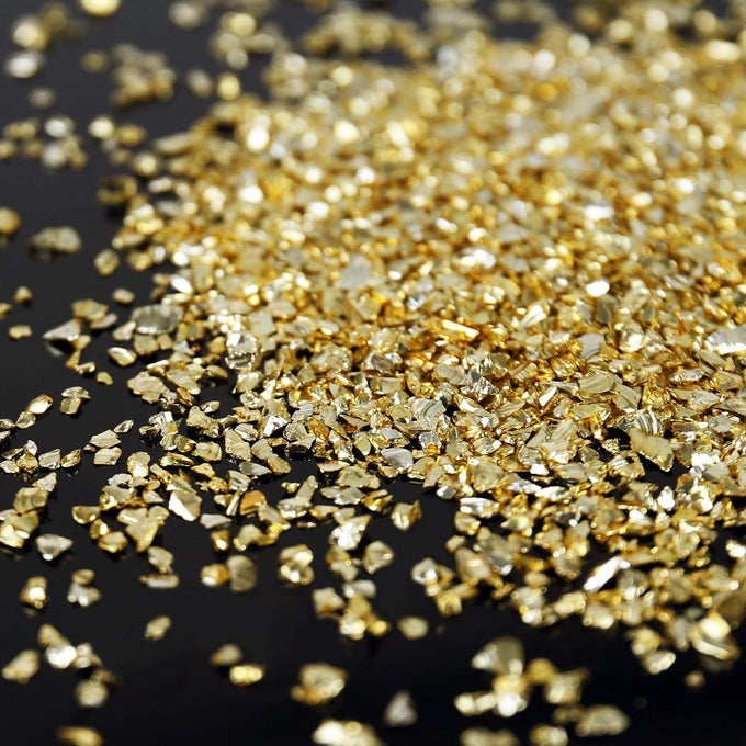 IRREGULAR CRUSHED GLASS CHIPS SPRINKLES 100G METALLIC CHUNKY GLITTER STONES FOR NAIL ART RESIN MOLD FILLER DIY CRAFTS VASE FILLER JEWELRY MAKING GOLD