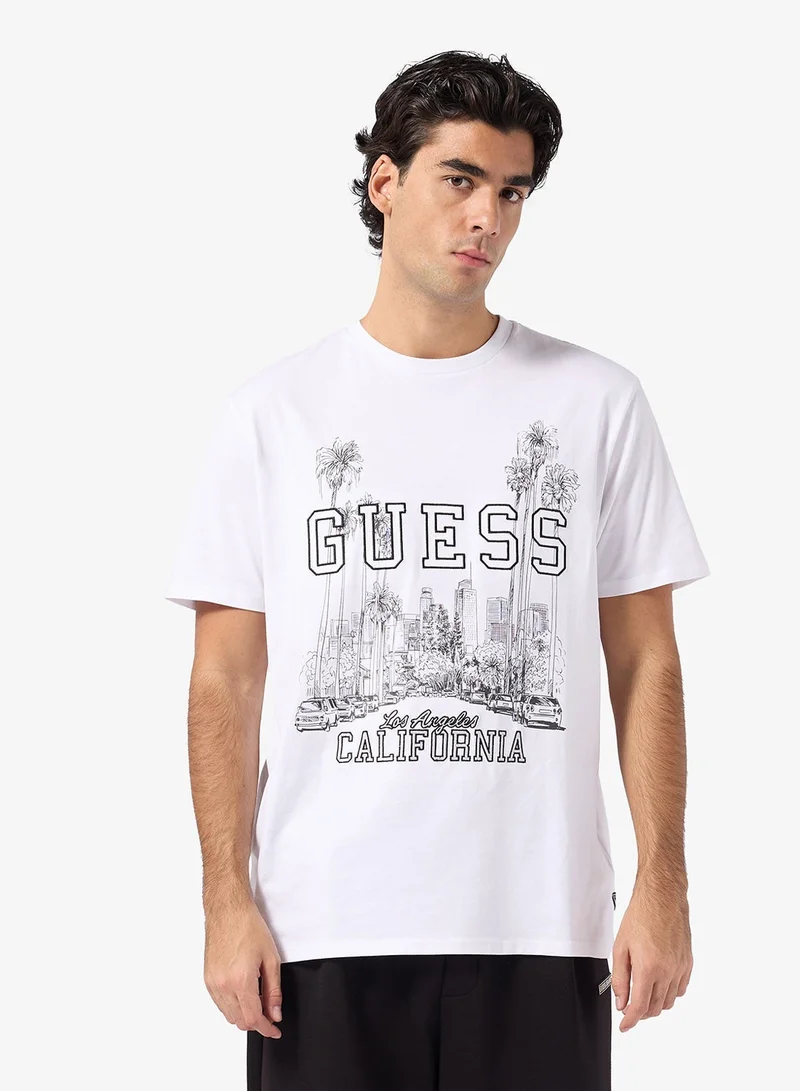 GUESS Short Sleeve Blvd Tee