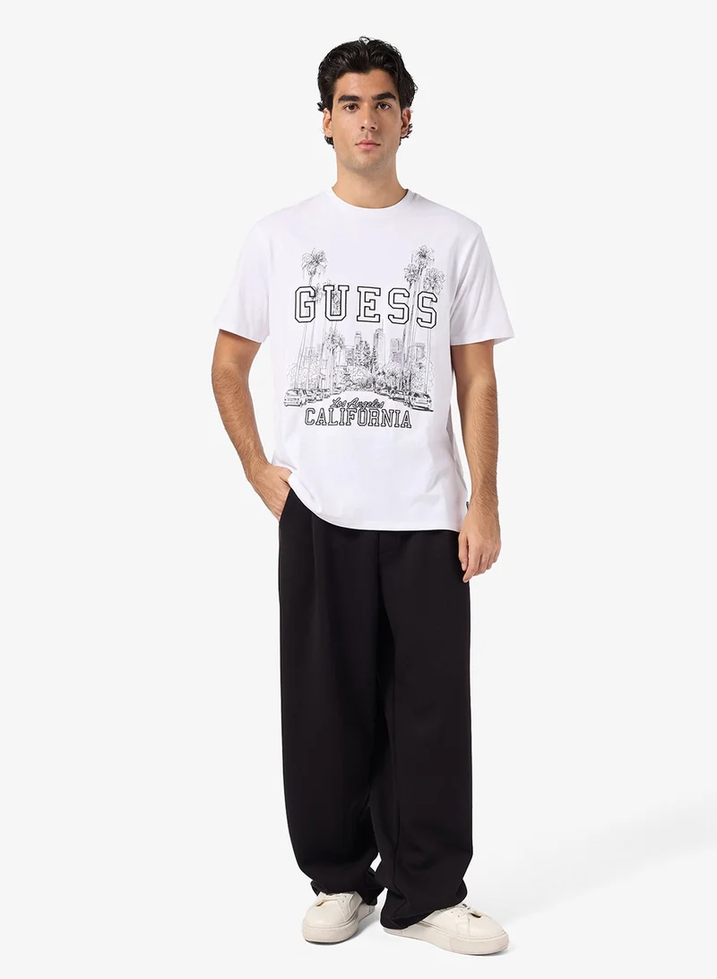 GUESS  Short Sleeve Blvd Tee for Men | Best Price UAE