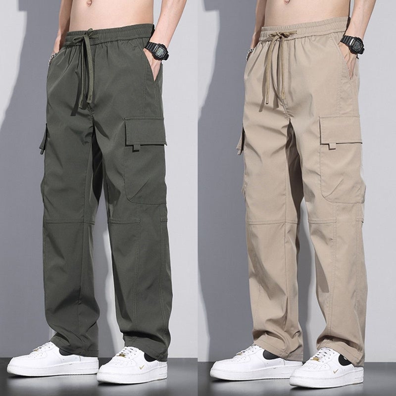 Trapped Tooling Pants Men'S Loose Straight Pants Wear-Resistant Dirty Multi-Pocket Labor Protection Work Pants - Image 2