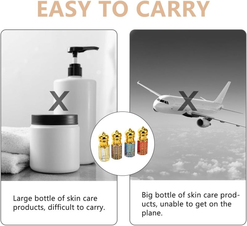ABOOFAN Portable Refillable Essential Oil Bottle 6Ml Mini Perfume Dispenser with Durable Cap for Travel Aromatherapy and Fragrance Storage - Image 4