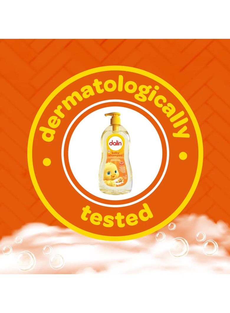 Dalin Baby Shampoo & Body Wash with Chamomile – 500ml – Tear-Free, Gentle, Soothing 2-in-1 Formula - Image 4