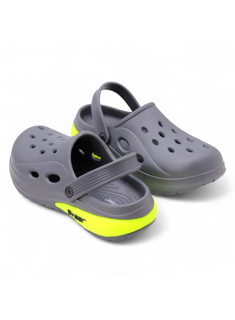 SVAAR صنادل سفار دريفت الكلاسيكية للرجال القابلة للتعديل مع حزام خلفي مريح وخفيف الوزن ومضادة للانزلاق ومقاومة للماء باللون الأسود - Image 5