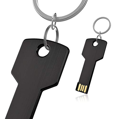 RAOYI 10 Pack 2GB USB Flash Drive USB 2.0 Metal Key Shape Memory Stick Thumb Drive Pen Drive-Black - Image 4