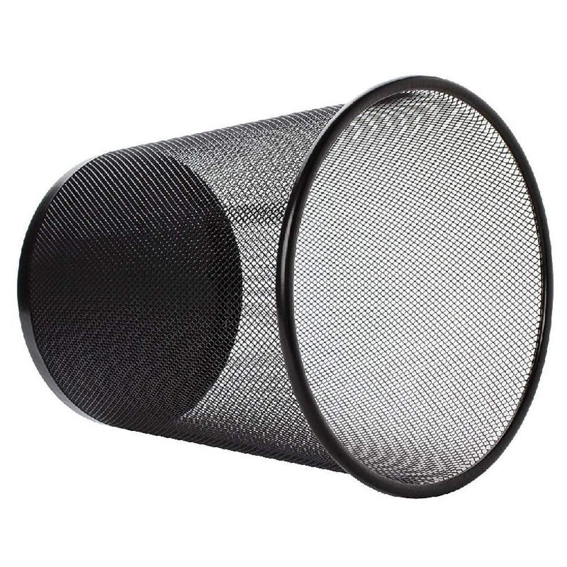 Lawei 4 Pack Trash Can Mesh Round Open Top Wastebasket - 2.5 Gallon Recycling Bins Garbage Waste Baskets for Office Home - Image 2