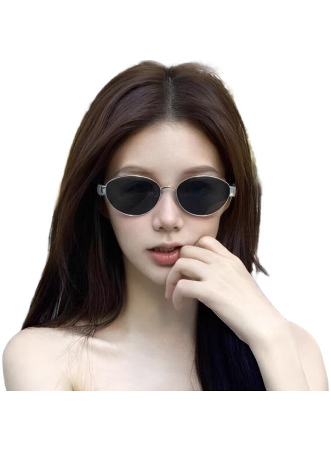PRSR (Prsr) [Prsr Vintage Square Frame] New American Style Narrow Frame Polarized Modern Sunglasses Ds2075-S - Image 2
