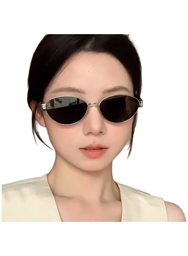 PRSR (Prsr) [Prsr Vintage Square Frame] New American Style Narrow Frame Polarized Modern Sunglasses Ds2075-S - Image 3