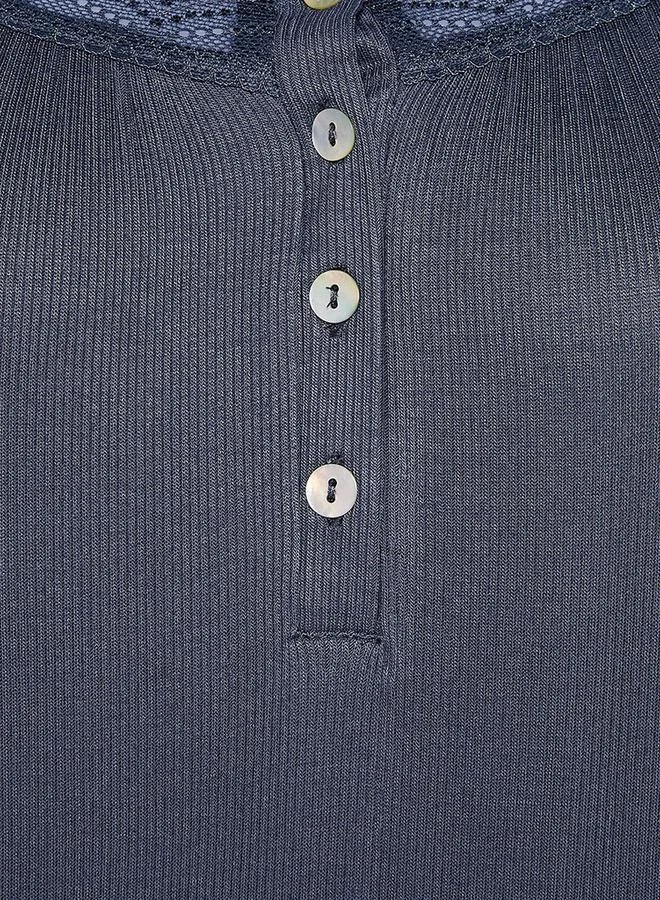 سبلاش فيڤ Night Gown Short Sleeve Textured