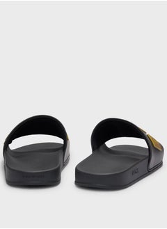 BOSS Hugo Boss Slides For Men - Black EUR 40  - Image 4