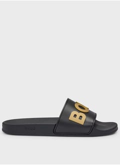 BOSS Hugo Boss Slides For Men - Black EUR 40  - Image 3