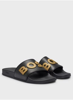 BOSS Hugo Boss Slides For Men - Black EUR 40  - Image 2