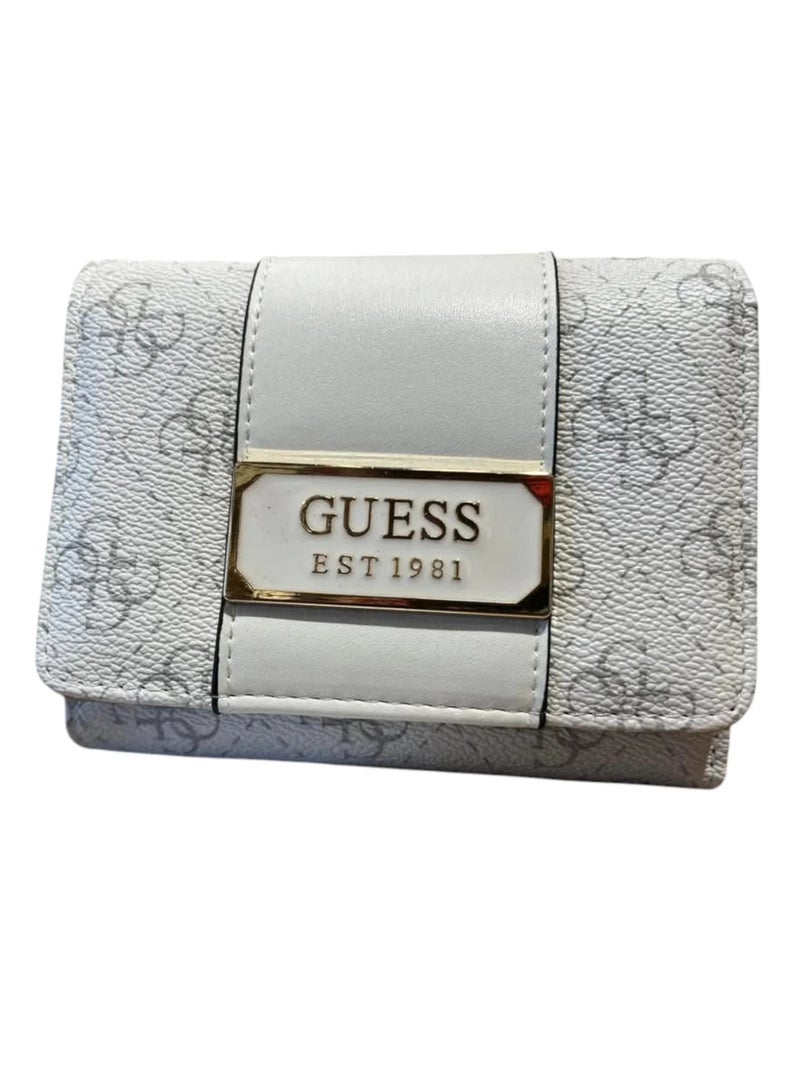 GUESS BY MARCIANO Small Wallet for Women – Compact Mini Purse with Card & Cash Slots – Lightweight Everyday Pocket Wallet  - Image 1