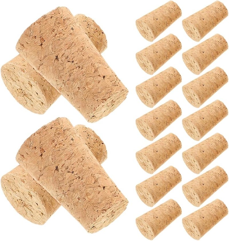 30 Pcs High Density Synthetic Cork Wine Bottle Stoppers Reusable Glass Bottle Sealers - Image 1