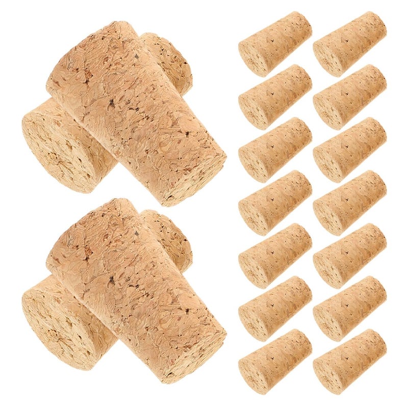 30 Pcs High Density Synthetic Cork Wine Bottle Stoppers Reusable Glass Bottle Sealers - Image 2
