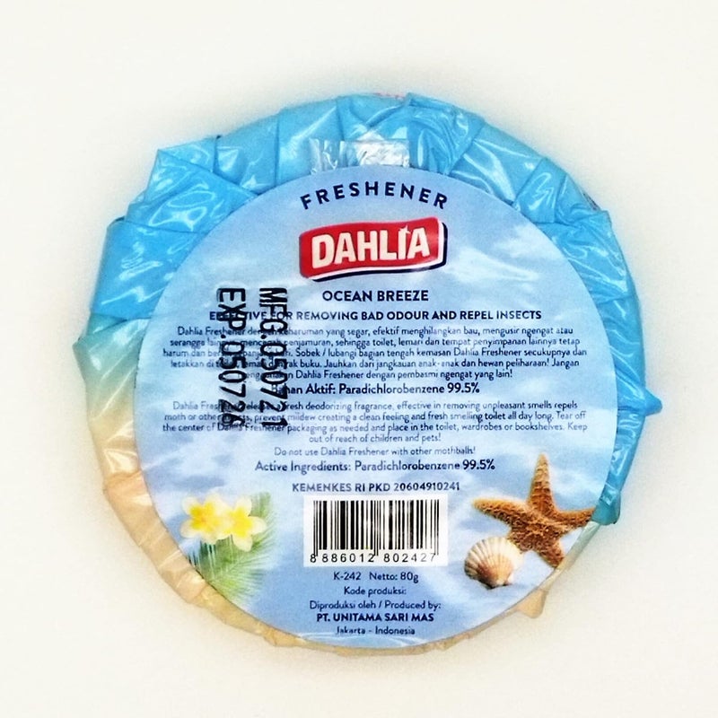 DAHLIA K-242 Ocean Breeze Air Freshener Refill - 80 Grams - Image 2