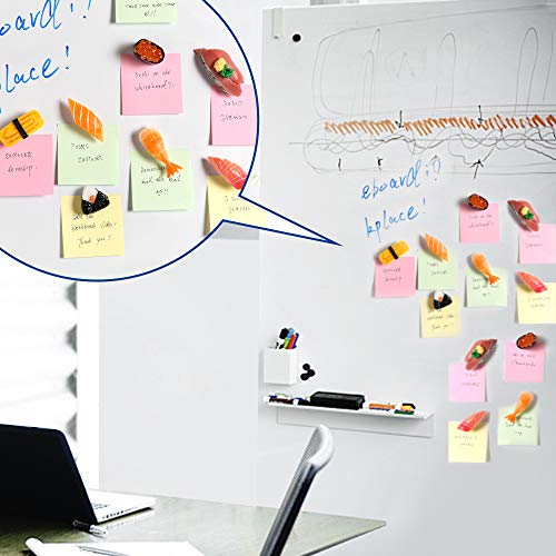 HEY FOLY Cute Sushi Fridge Magnet Japenese Food Fun Magnets for Refrigerator Whiteboard, Fake Sushi Food Play Toys for Dollhouse Cake Kitchen Decoration Gifts(Sushi 1) - Image 3