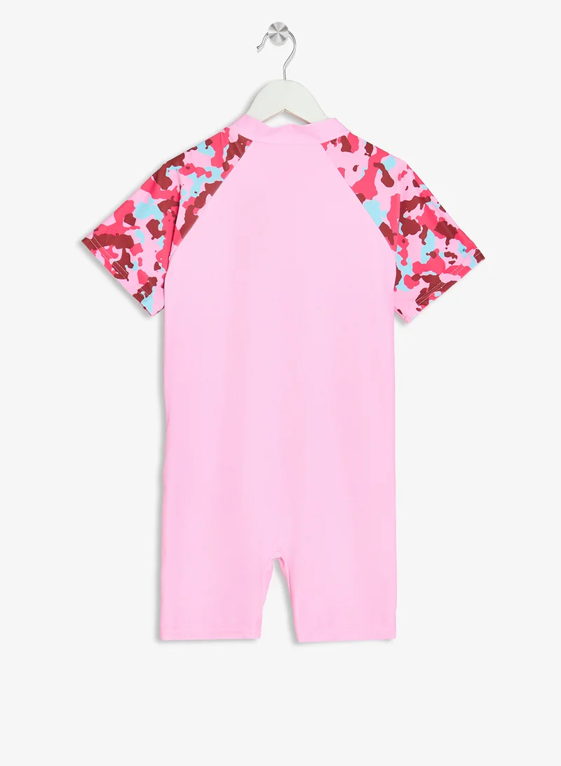 بنياتا ملابس سباحة وردية